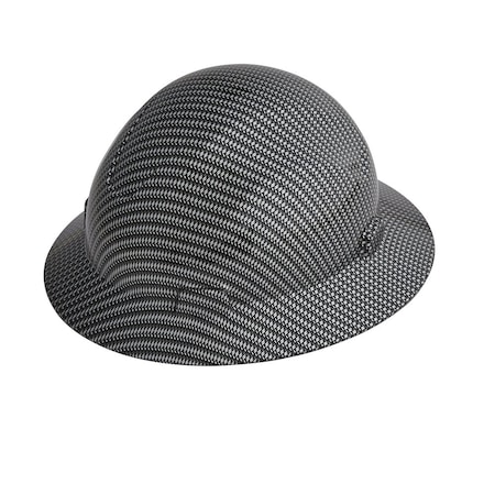 Jackson Safety Non-Vented, 370 Speed Dial Ratcheting Headgear, Carbon Fiber - Silver 20600